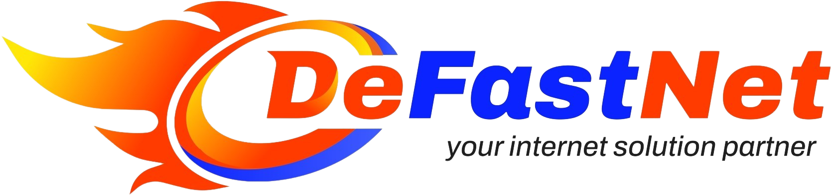 Logo DeFastNet: Solusi Internet Anda